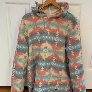 Faherty Hooded Blanket Poncho